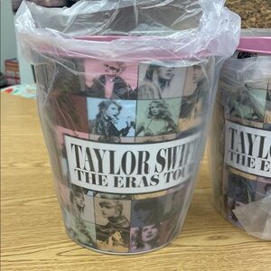 Taylor Swift The Eras Tour Pink Wastebasket